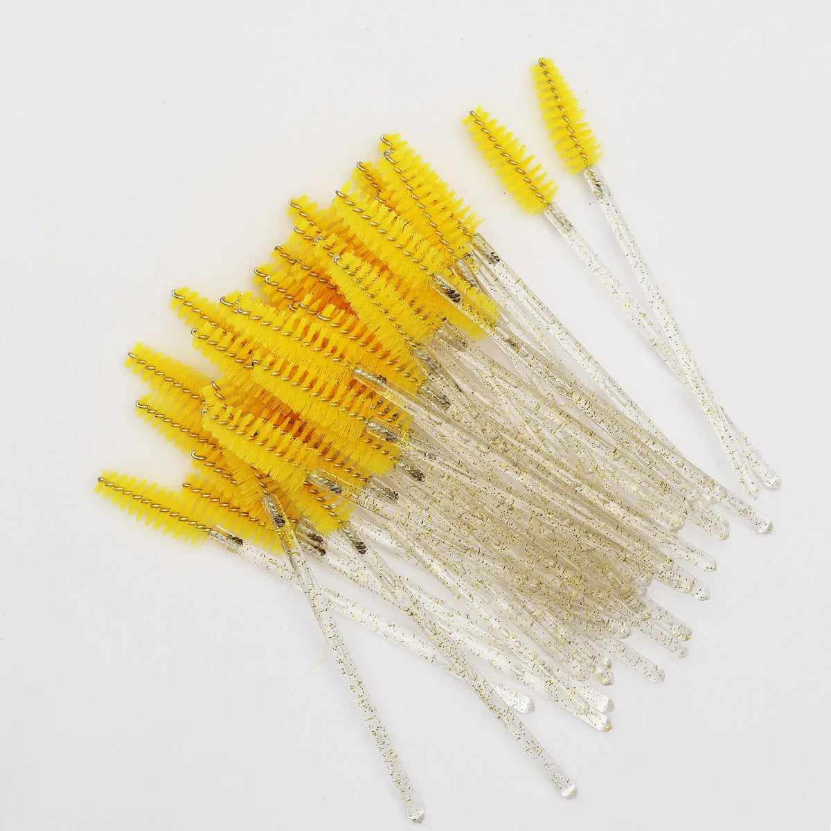 50Pcs Crystal Eyelashes Brush Comb Disposable Eye Lashes Extension Mascara Wands Make alternate view