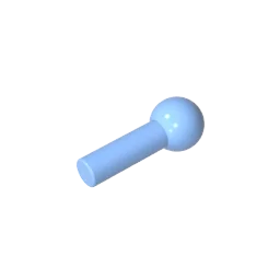 Gobricks Bar 1L with Tow Ball | Compatible Building Block Technical Parts detail view