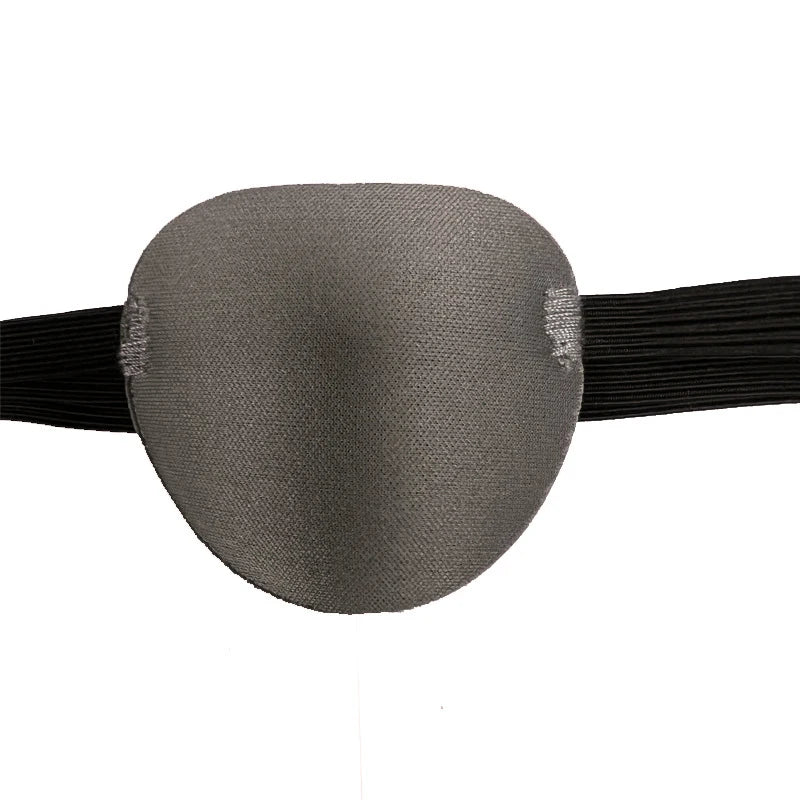 Single Eye Patch for Pirate Cosplay & Sleep Aid | Black Unisex Eyepatch detail view