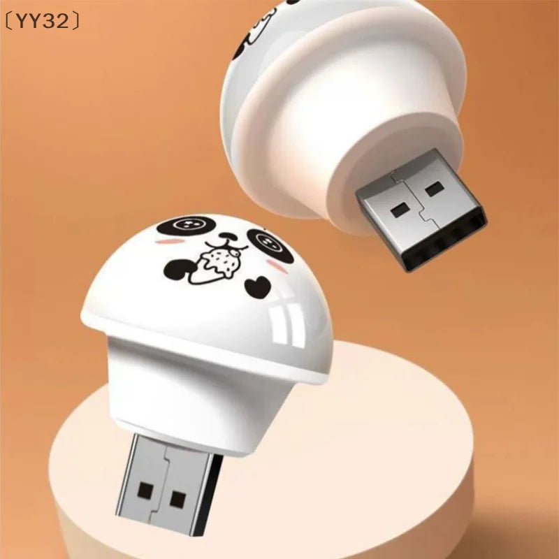 USB Panda Smart Voice Control Night Light | AI-Enabled Bedside and Camping Lamp additional angle