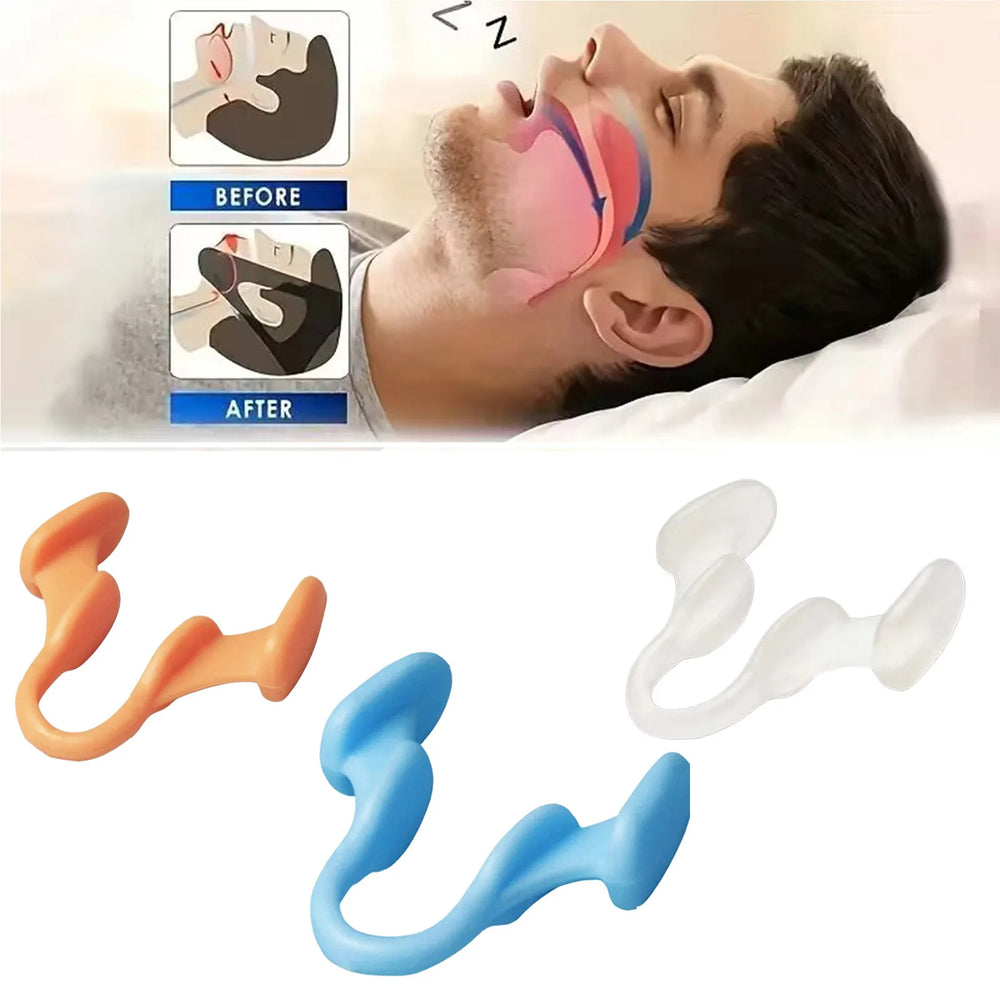 Anti Snoring Nose Clip | Silicone Snoring Prevention Device for Better Sleep close-up view
