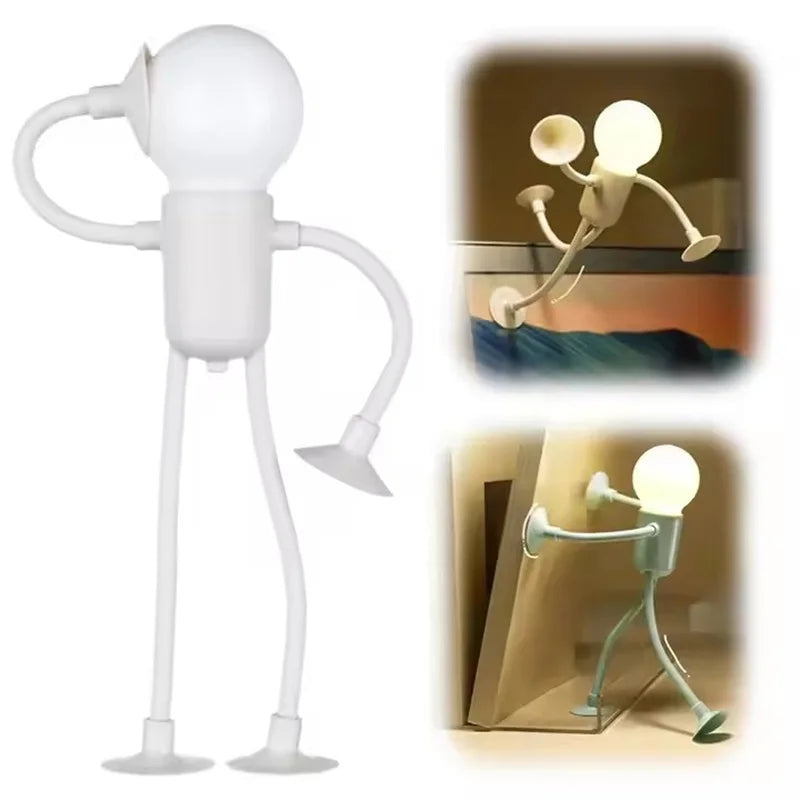 Poseable Athlete Night Light | Funny Bendable Sportsman LED Desk Lamp alternate view