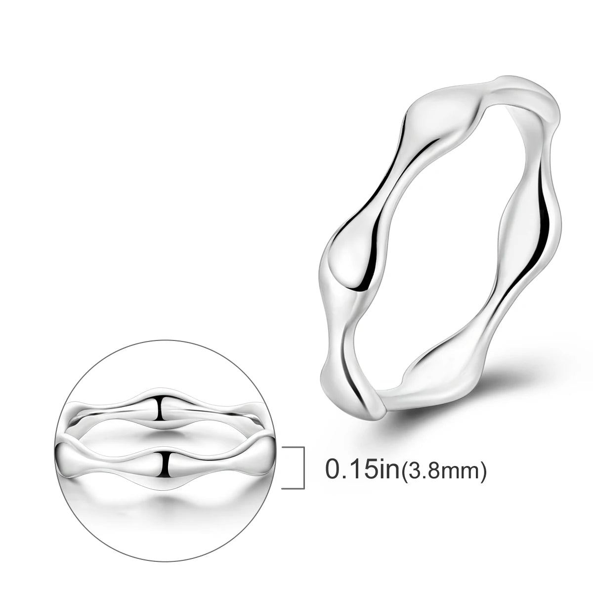 Plated Mystic Star Ring Infinite Love Original Design Zircon Wedding Rings Jewelry Women Gift