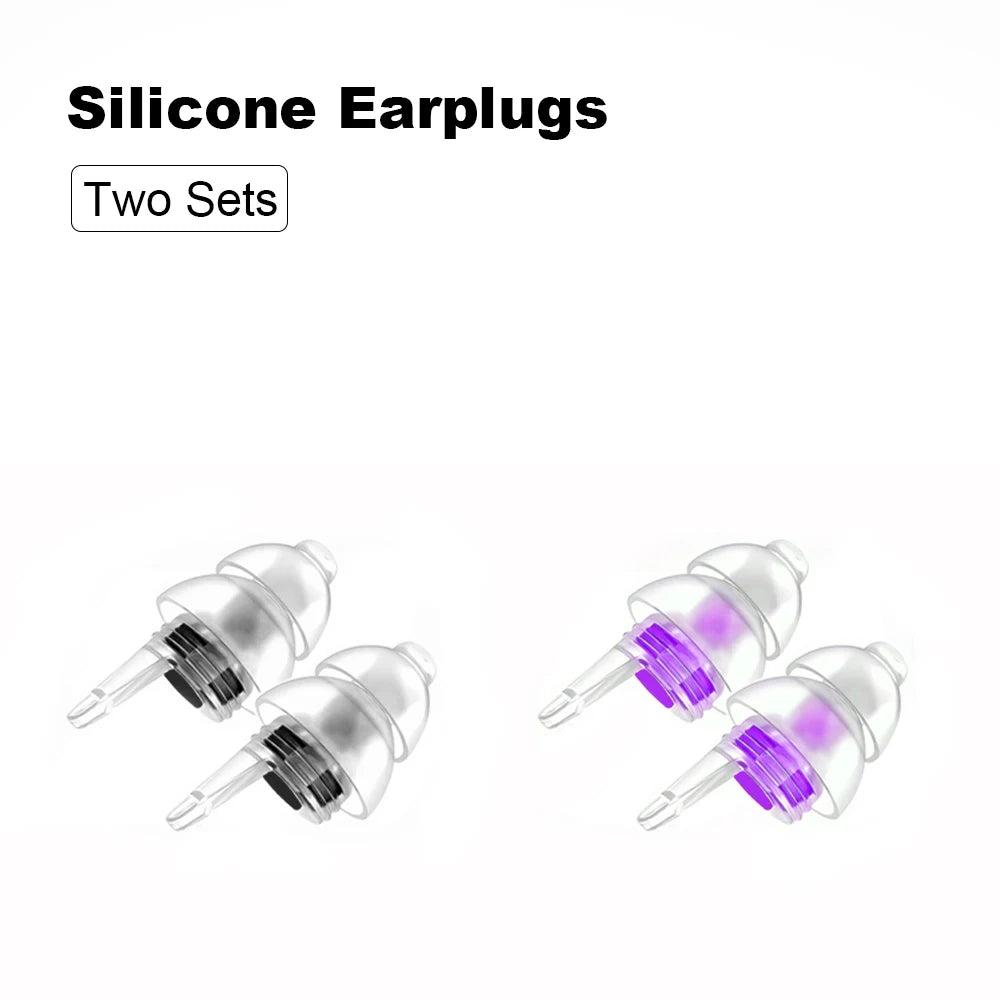 Ear Plugs High Fidelity Concert - Ear Protection for Concerts, Musicians Reusable/Hypo close-up view