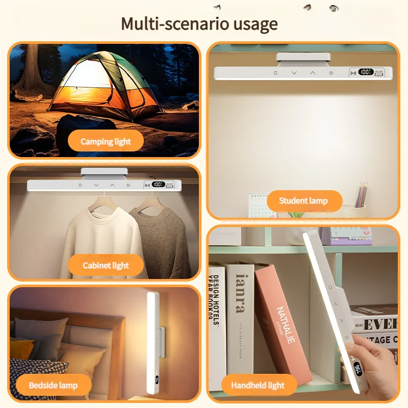 Rechargeable Desk Lamp | Magnetic USB LED Reading Light with Dimming lifestyle view