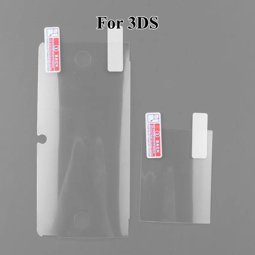 1PCS Top Bottom HD Clear Protective Film For NS NDSL for 2DS New 3DS XL LCD Screen Protector