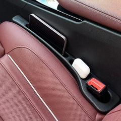 Car Seat Gap Filler EVA Strip 2PCS Black close-up view
