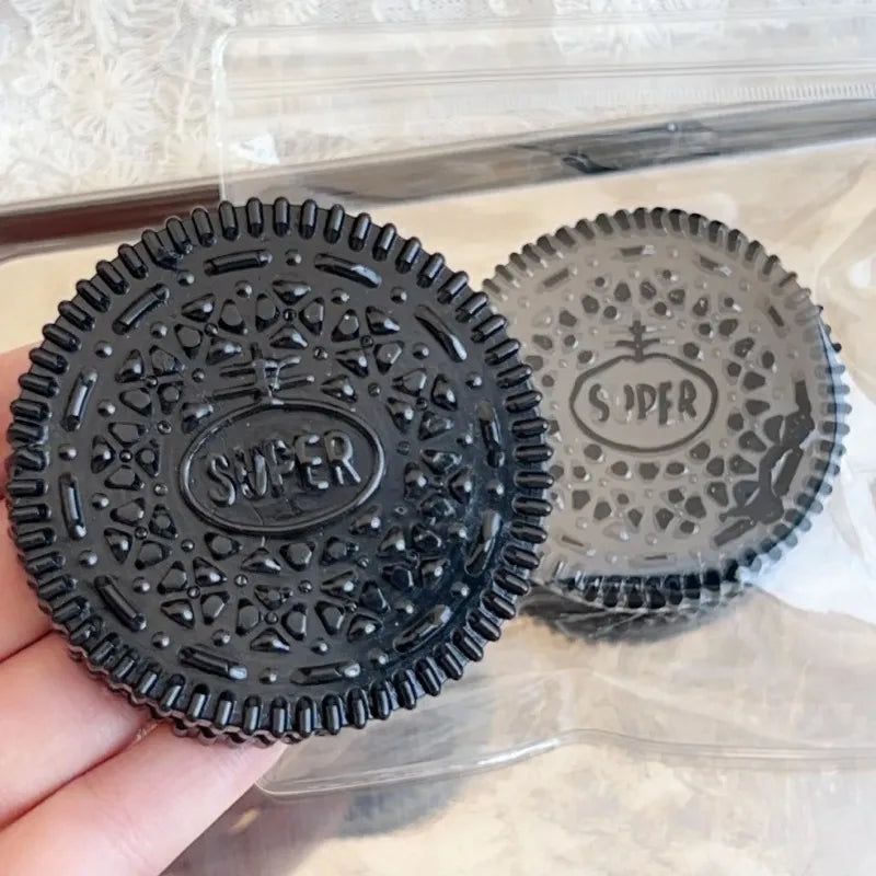 Squishy Handmade Silicone Cookies Fidget Toy | Slow Rebound Stress Relief Pinch Toy f alternate view