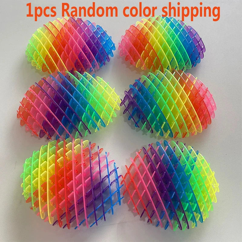 3D Telescopic Decompression Elastic Mesh Toys Stress Relief Small Worm Decompressio additional angle