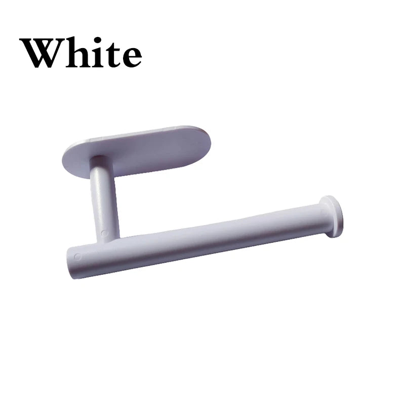 Kitchen Paper Towel Holder Adhesive Tissue Hanger Toilet Roll Paper Dispenser Cabinet St detail view