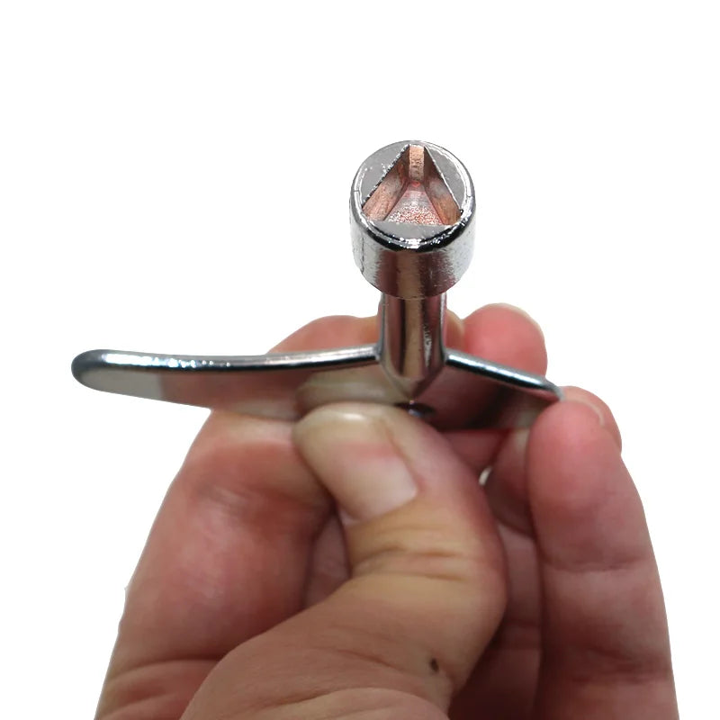 Delta Switch Key Wrench Alloy Non-Slip Electrical Cabinet Tool