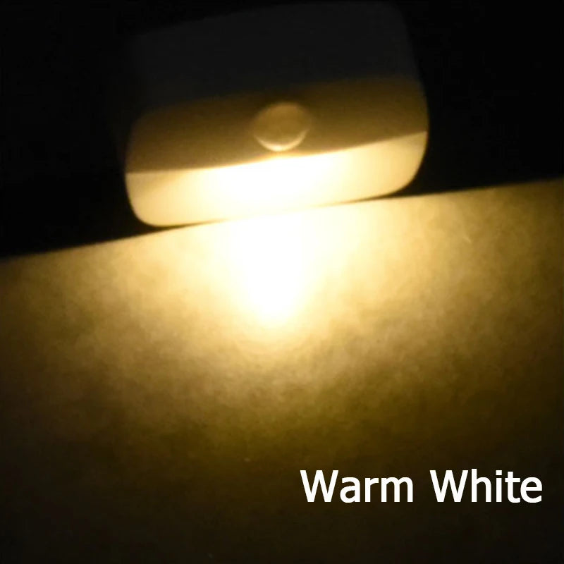 Smart Motion Sensor LED Night Light | EU Plug In 220V Wall Lamp for Hallway Kitchen Stai detail view