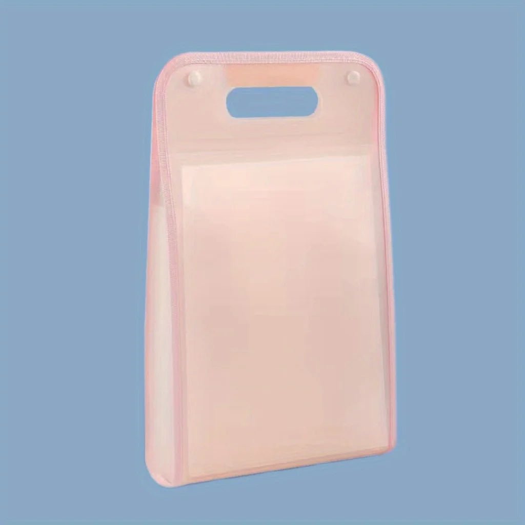 A4 Macaron Vertical Binding File Bag - Onlytenbucks.com