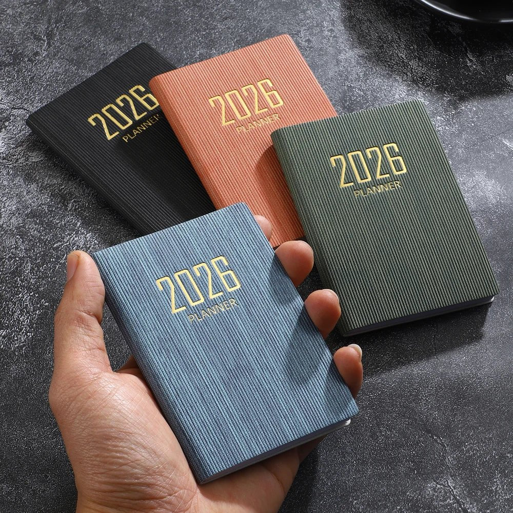 A7 2026 English Planner Book – Mini Pocket Weekly Calendar - Onlytenbucks.com