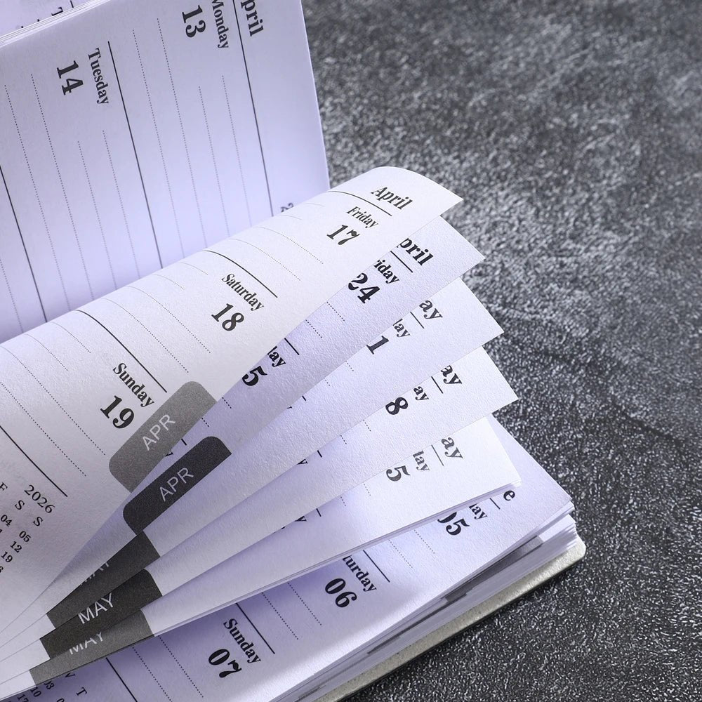 A7 2026 English Planner Book – Mini Pocket Weekly Calendar - Onlytenbucks.com