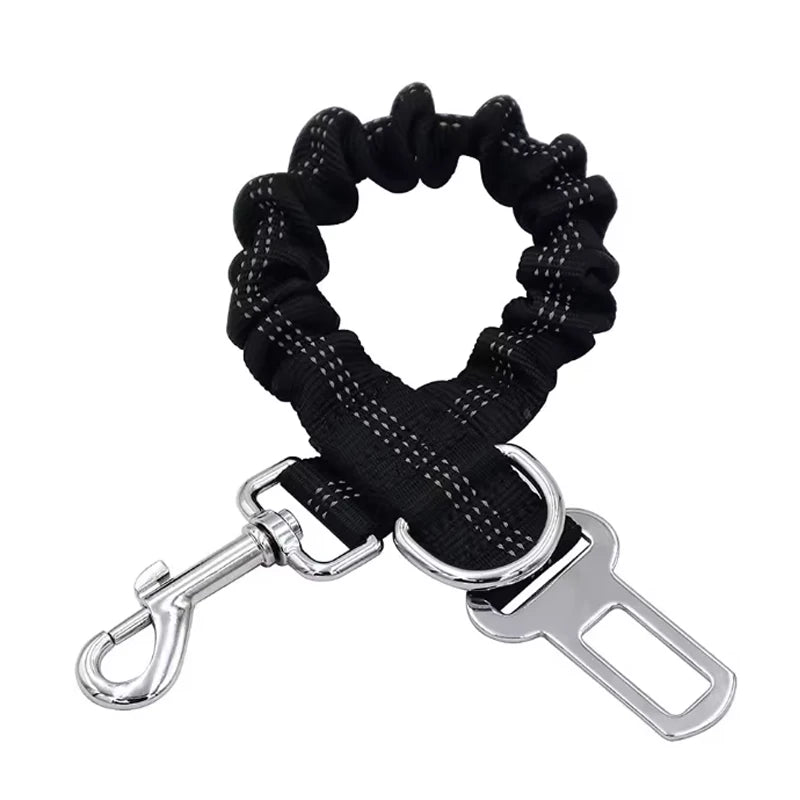 Adjustable Dog Car Seat Belt – Elastic Safety Leash - Onlytenbucks.com