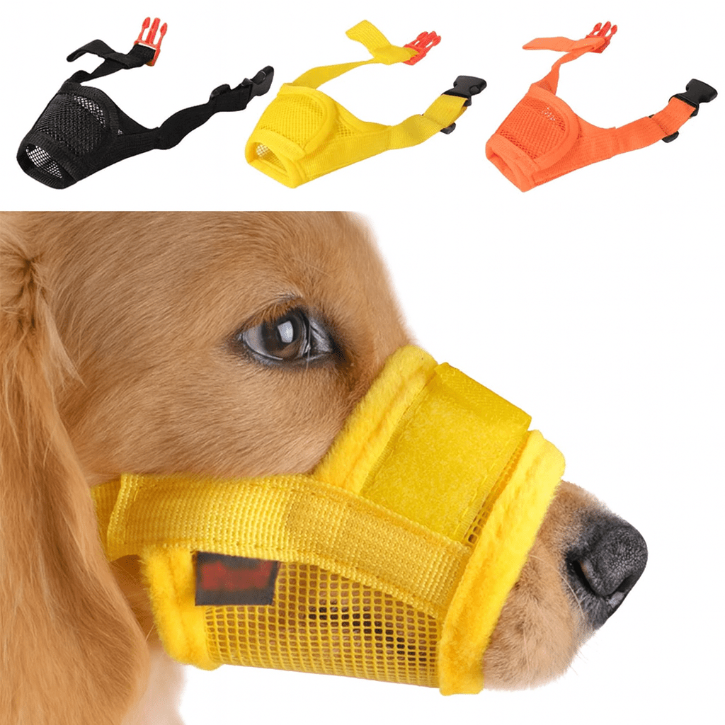 Adjustable Mesh Dog Muzzle – Breathable Anti - Barking and Anti - Biting Mouth Cover - Onlytenbucks.com