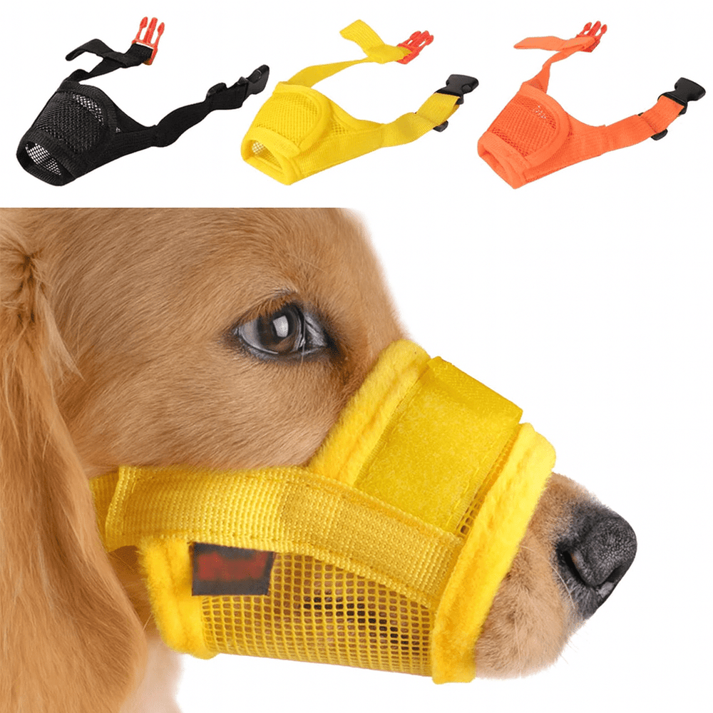 Adjustable Mesh Dog Muzzle – Breathable Anti - Barking and Anti - Biting Mouth Cover - Onlytenbucks.com