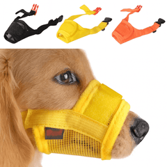 Adjustable Mesh Dog Muzzle – Breathable Anti - Barking and Anti - Biting Mouth Cover - Onlytenbucks.com