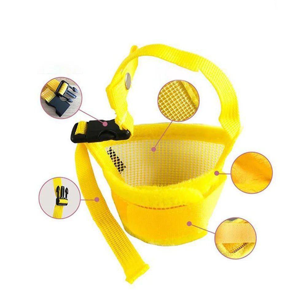 Adjustable Mesh Dog Muzzle – Breathable Anti - Barking and Anti - Biting Mouth Cover - Onlytenbucks.com