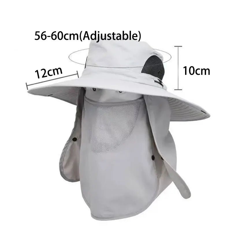 Adjustable Outdoor Fishing Hat – Breathable Sunshade Cap - Onlytenbucks.com