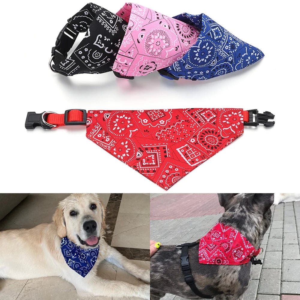 Adjustable Pet Bandana Scarf – Washable Cotton - Onlytenbucks.com