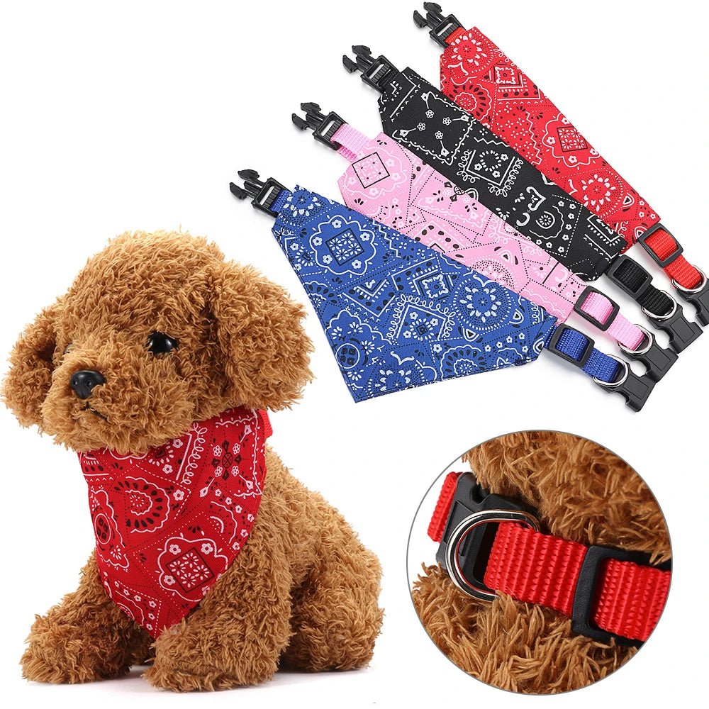 Adjustable Pet Bandana Scarf – Washable Cotton - Onlytenbucks.com