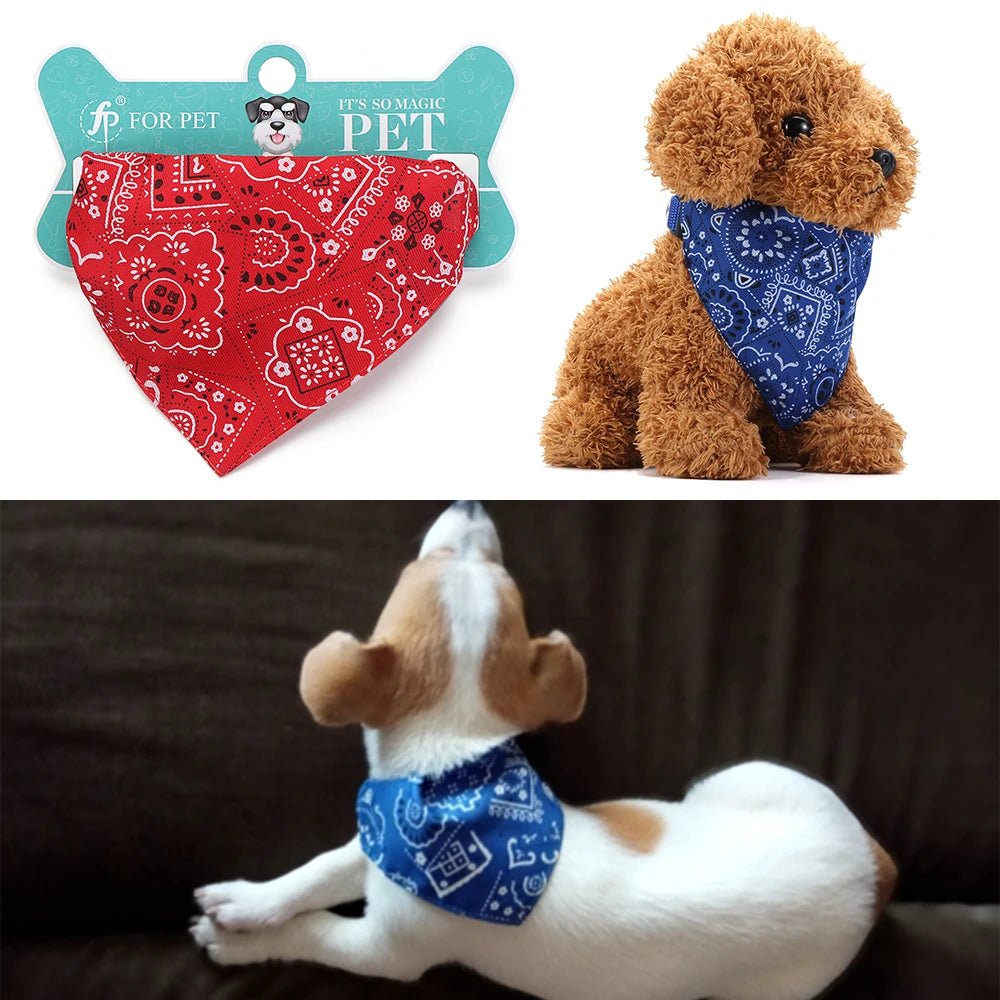 Adjustable Pet Bandana Scarf – Washable Cotton - Onlytenbucks.com