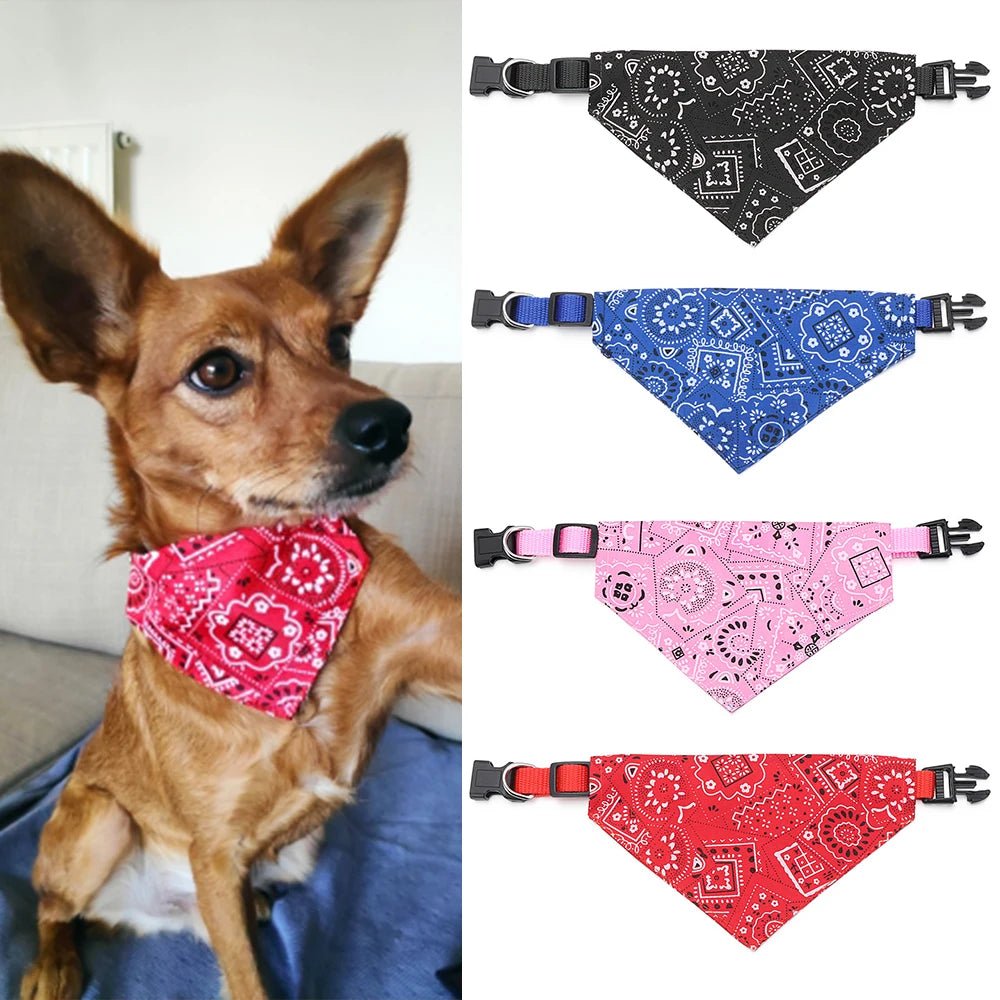 Adjustable Pet Bandana Scarf – Washable Cotton - Onlytenbucks.com