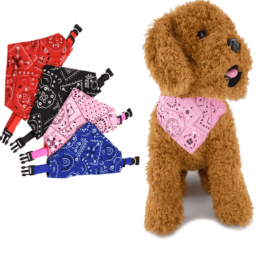 Adjustable Pet Bandana Scarf – Washable Cotton - Onlytenbucks.com