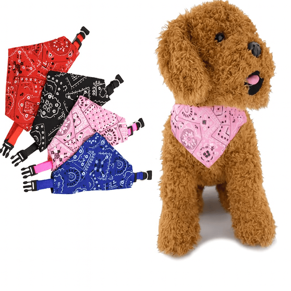 Adjustable Pet Bandana Scarf – Washable Cotton - Onlytenbucks.com