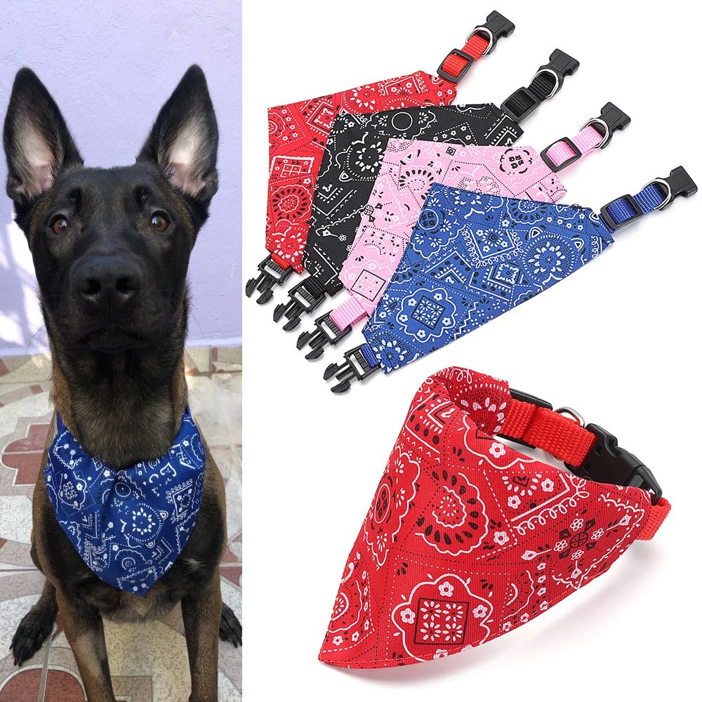 Adjustable Pet Bandana Scarf – Washable Cotton - Onlytenbucks.com