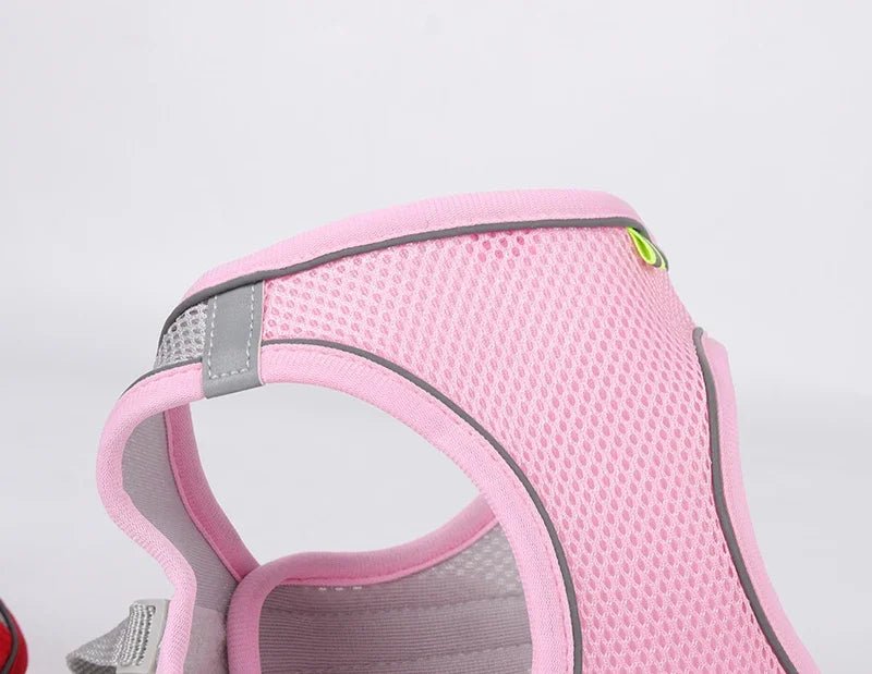 Adjustable Reflective Puppy Harness and Leash Set - Onlytenbucks.com