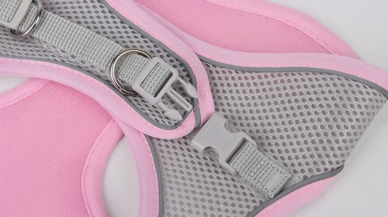 Adjustable Reflective Puppy Harness and Leash Set - Onlytenbucks.com