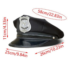 Adult Police Hat – Octagon Flat Cap for Cosplay - Onlytenbucks.com