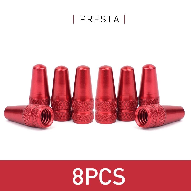 Aluminum Alloy Bike Valve Caps – 8 Piece Pack - Onlytenbucks.com