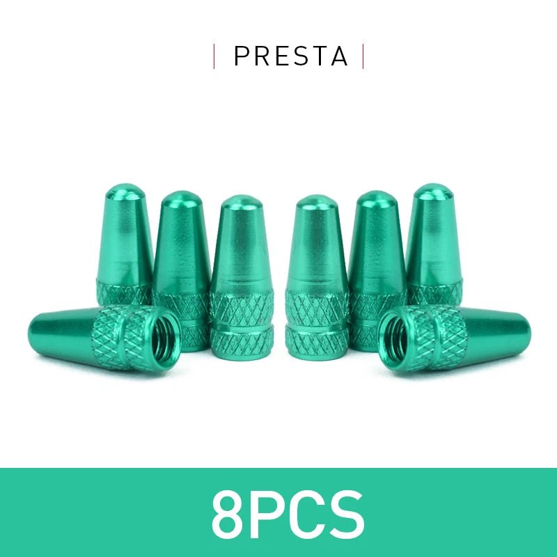 Aluminum Alloy Bike Valve Caps – 8 Piece Pack - Onlytenbucks.com