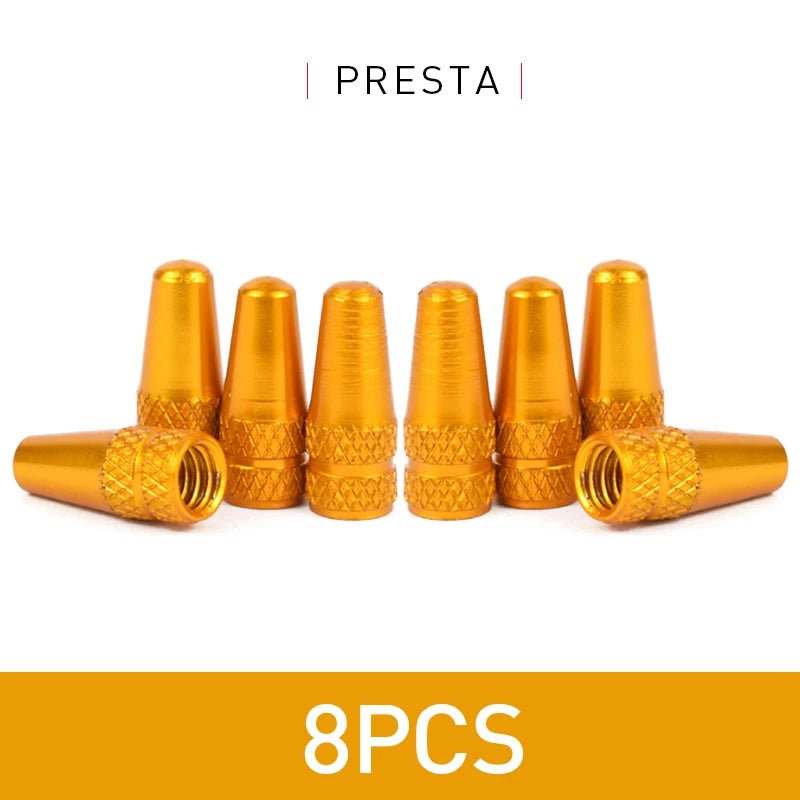 Aluminum Alloy Bike Valve Caps – 8 Piece Pack - Onlytenbucks.com