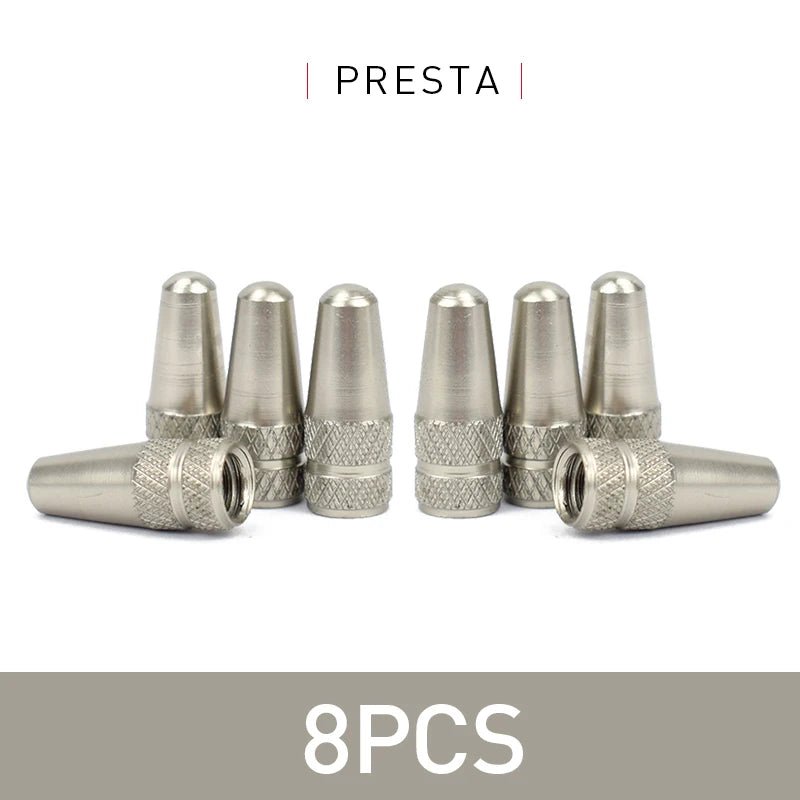 Aluminum Alloy Bike Valve Caps – 8 Piece Pack - Onlytenbucks.com
