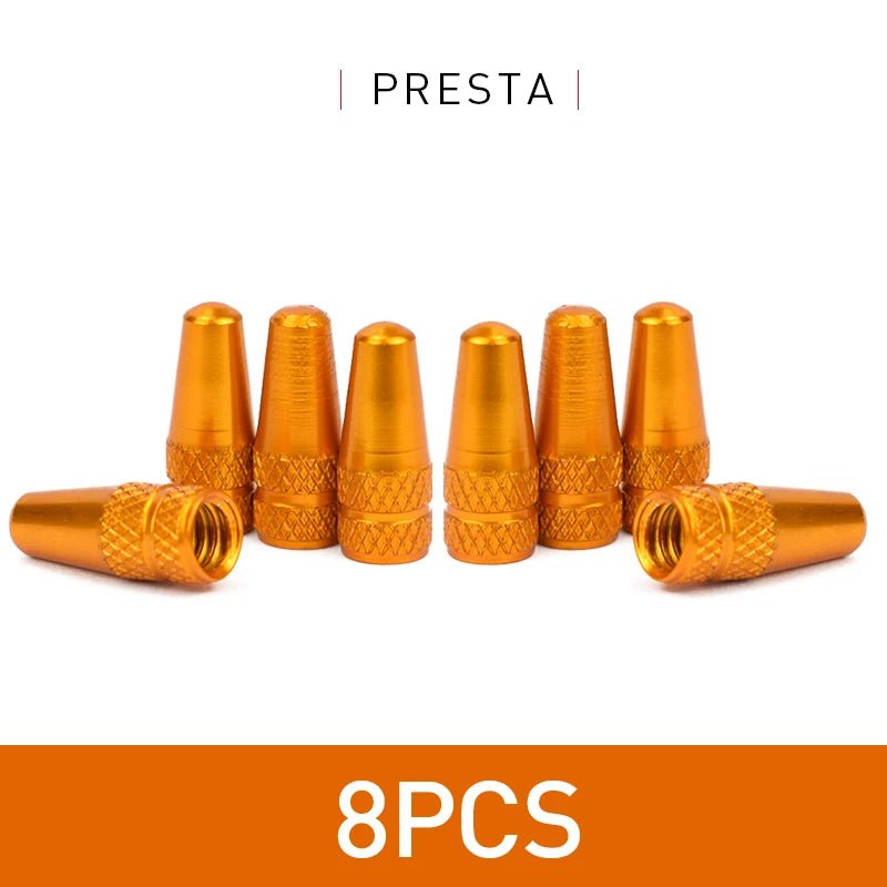 Aluminum Alloy Bike Valve Caps – 8 Piece Pack - Onlytenbucks.com