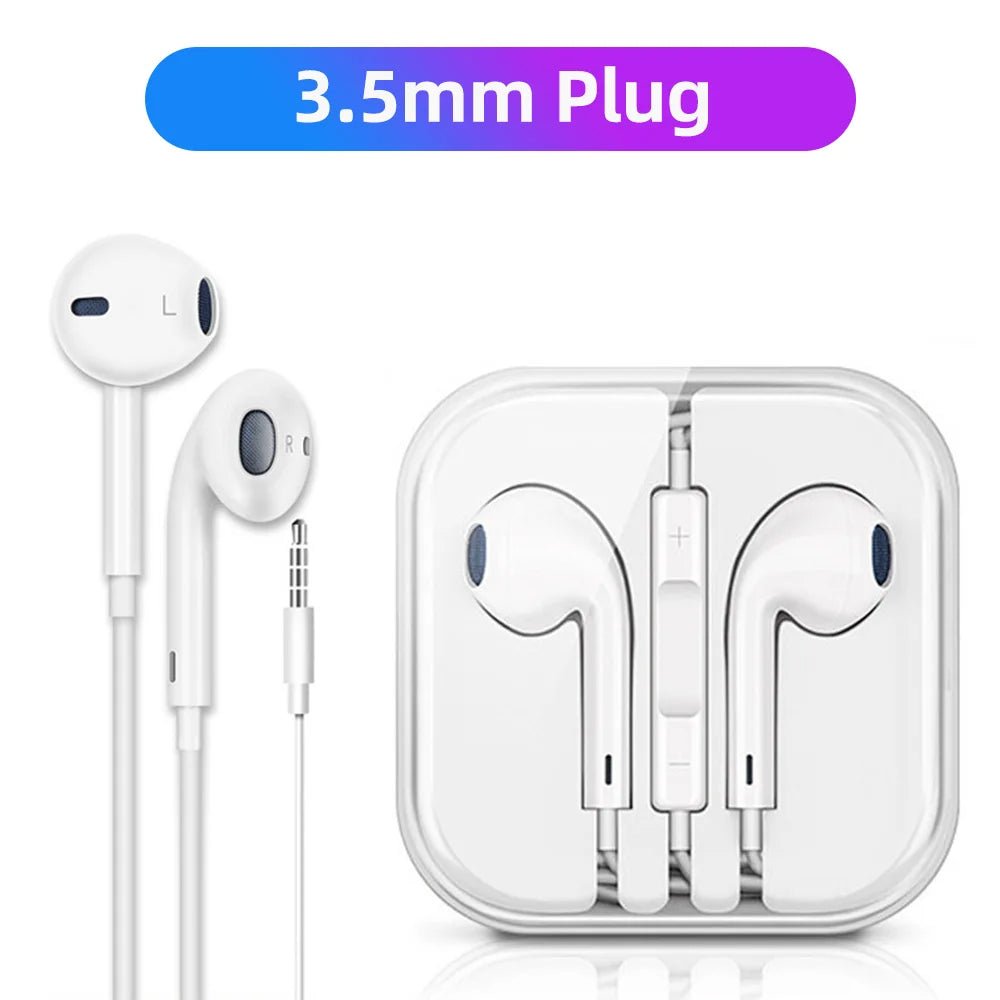 Wired In - Ear Earphones – Stereo Sound Earbuds with Volume Control - Onlytenbucks.com