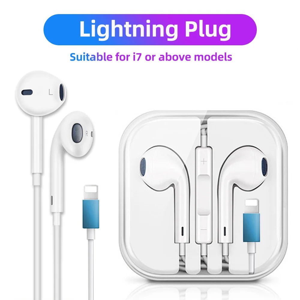 Wired In - Ear Earphones – Stereo Sound Earbuds with Volume Control - Onlytenbucks.com