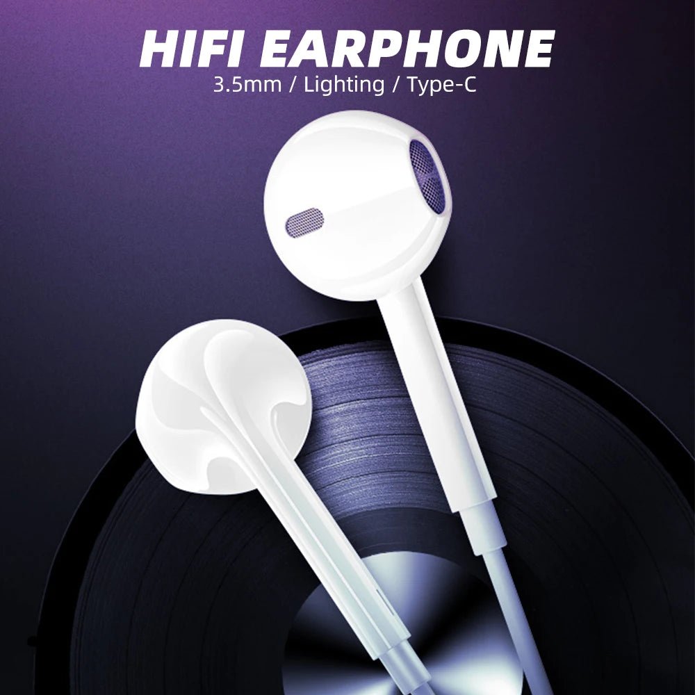 Wired In - Ear Earphones – Stereo Sound Earbuds with Volume Control - Onlytenbucks.com