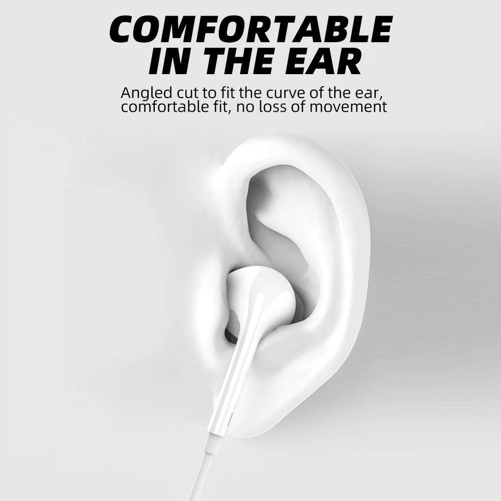 Wired In - Ear Earphones – Stereo Sound Earbuds with Volume Control - Onlytenbucks.com