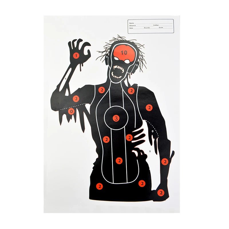 Archery Paper Targets – 5 - Pack, Large Size (17.7" x 12.6") - Onlytenbucks.com