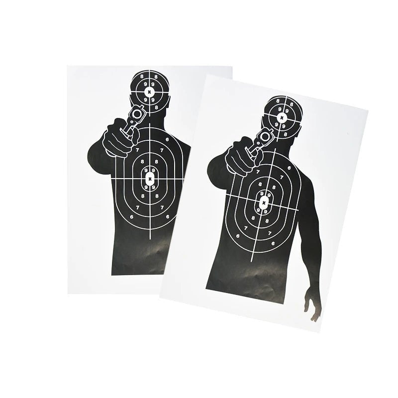 Archery Paper Targets – 5 - Pack, Large Size (17.7" x 12.6") - Onlytenbucks.com