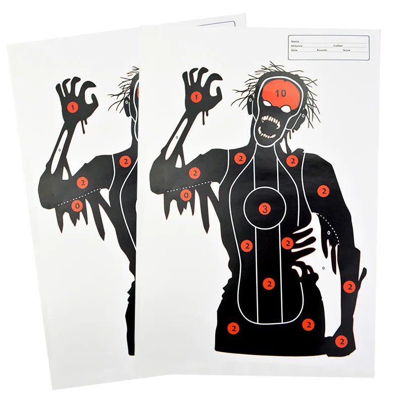 Archery Paper Targets – 5 - Pack, Large Size (17.7" x 12.6") - Onlytenbucks.com