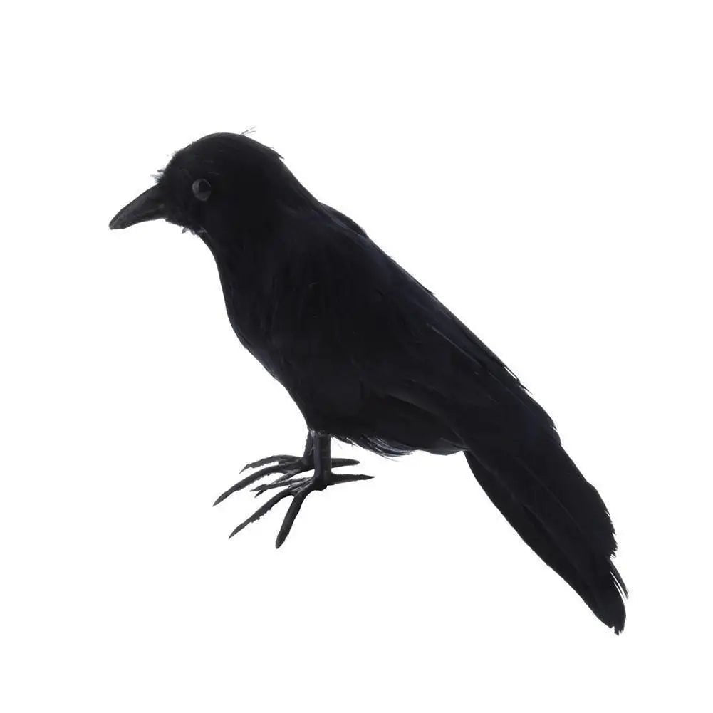 Artificial Black Crow – Halloween Decoration Prop - Onlytenbucks.com