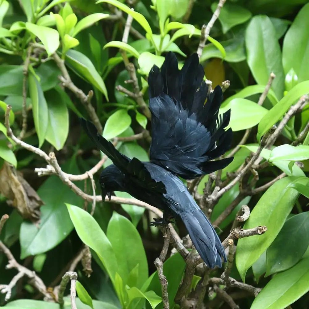 Artificial Black Crow – Halloween Decoration Prop - Onlytenbucks.com