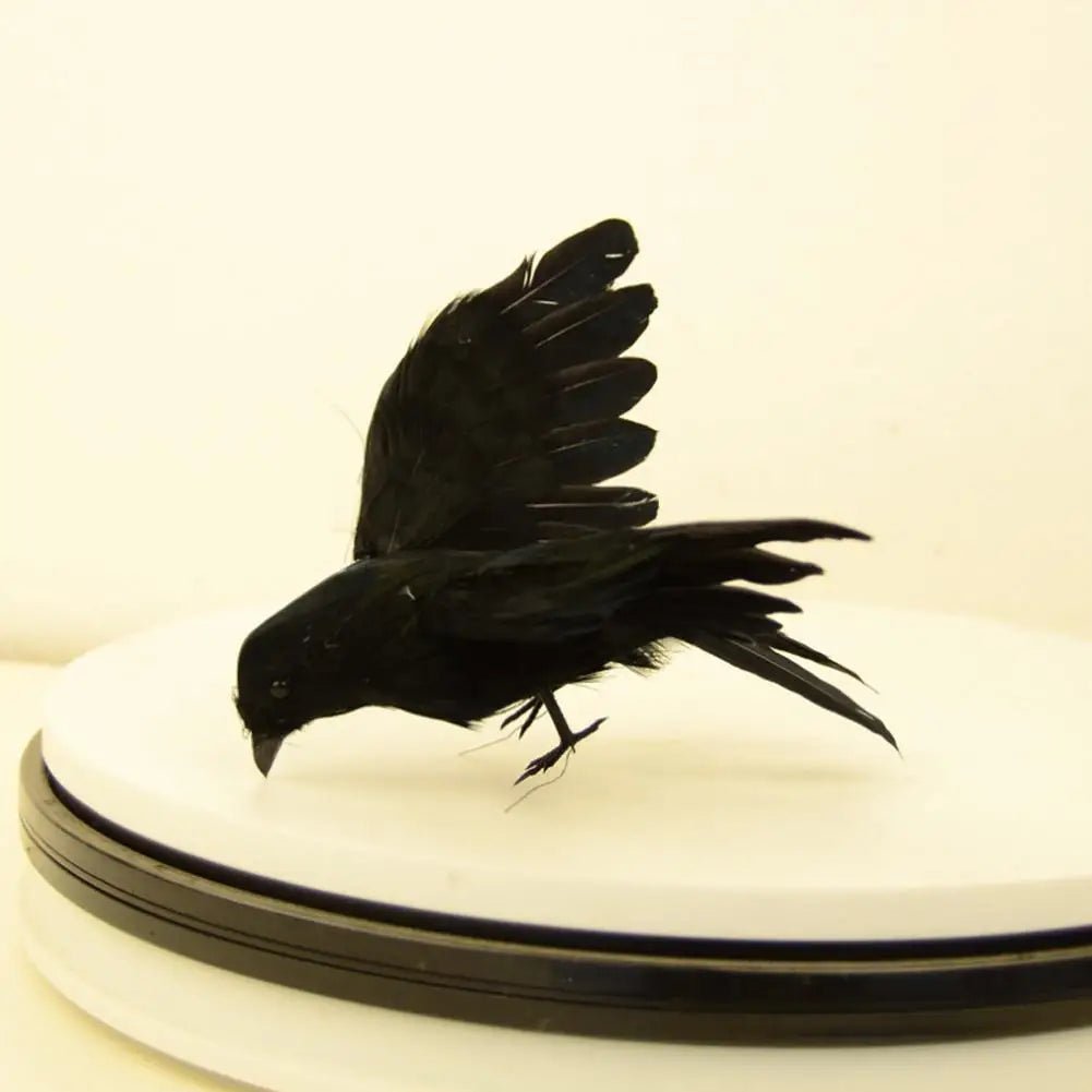 Artificial Black Crow – Halloween Decoration Prop - Onlytenbucks.com